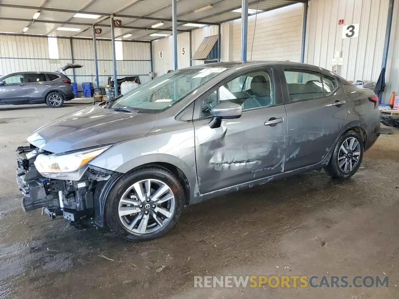1 fotografías del automóvil dañado 3N1CN8EV7ML877260 NISSAN VERSA 2021