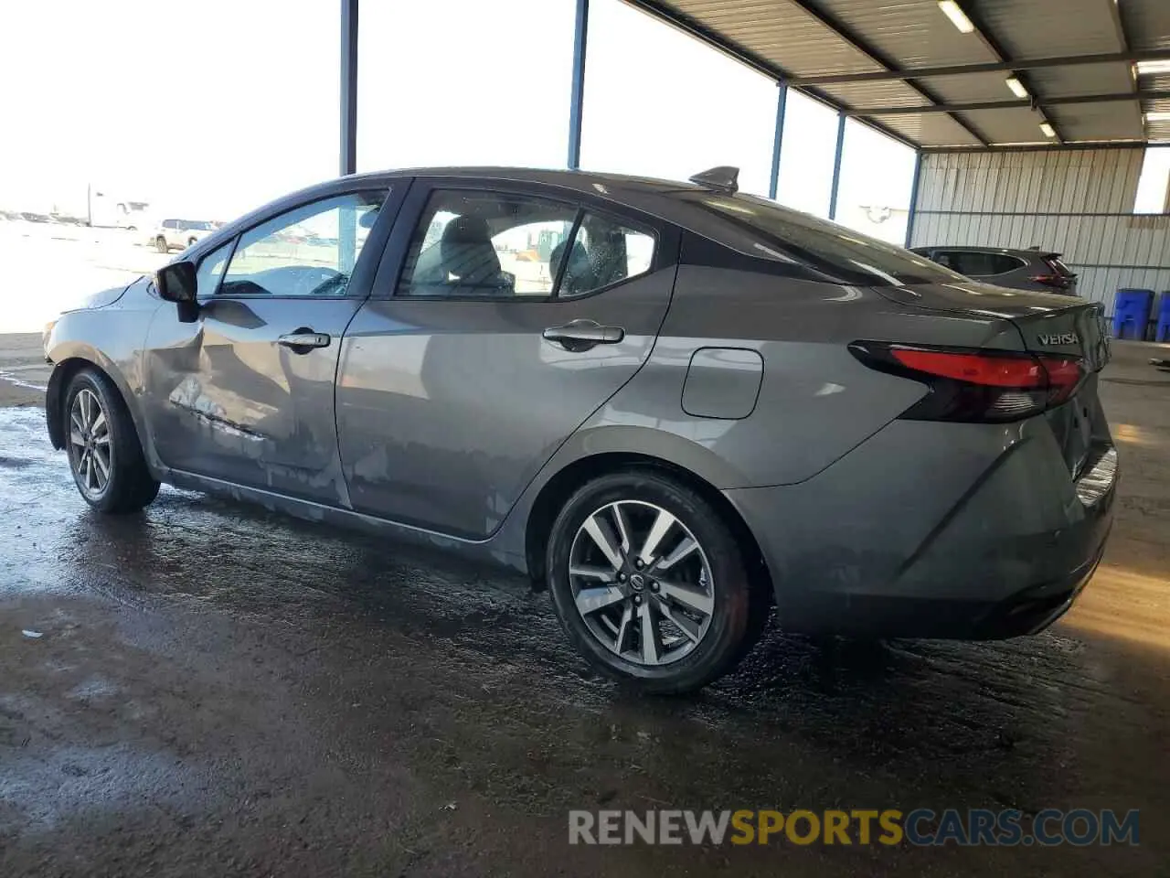 2 fotografías del automóvil dañado 3N1CN8EV7ML877260 NISSAN VERSA 2021