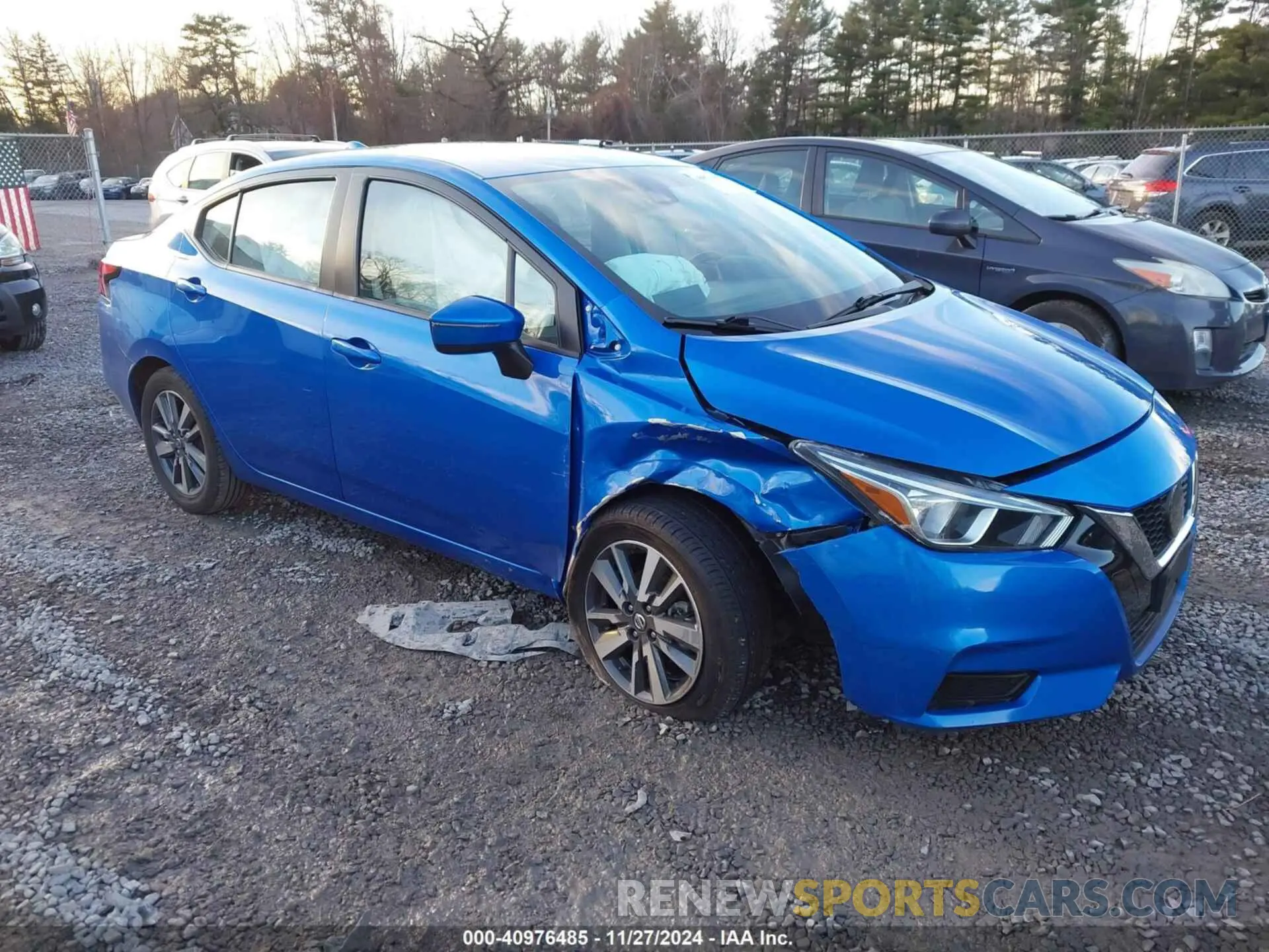 1 fotografías del automóvil dañado 3N1CN8EV7ML885035 NISSAN VERSA 2021