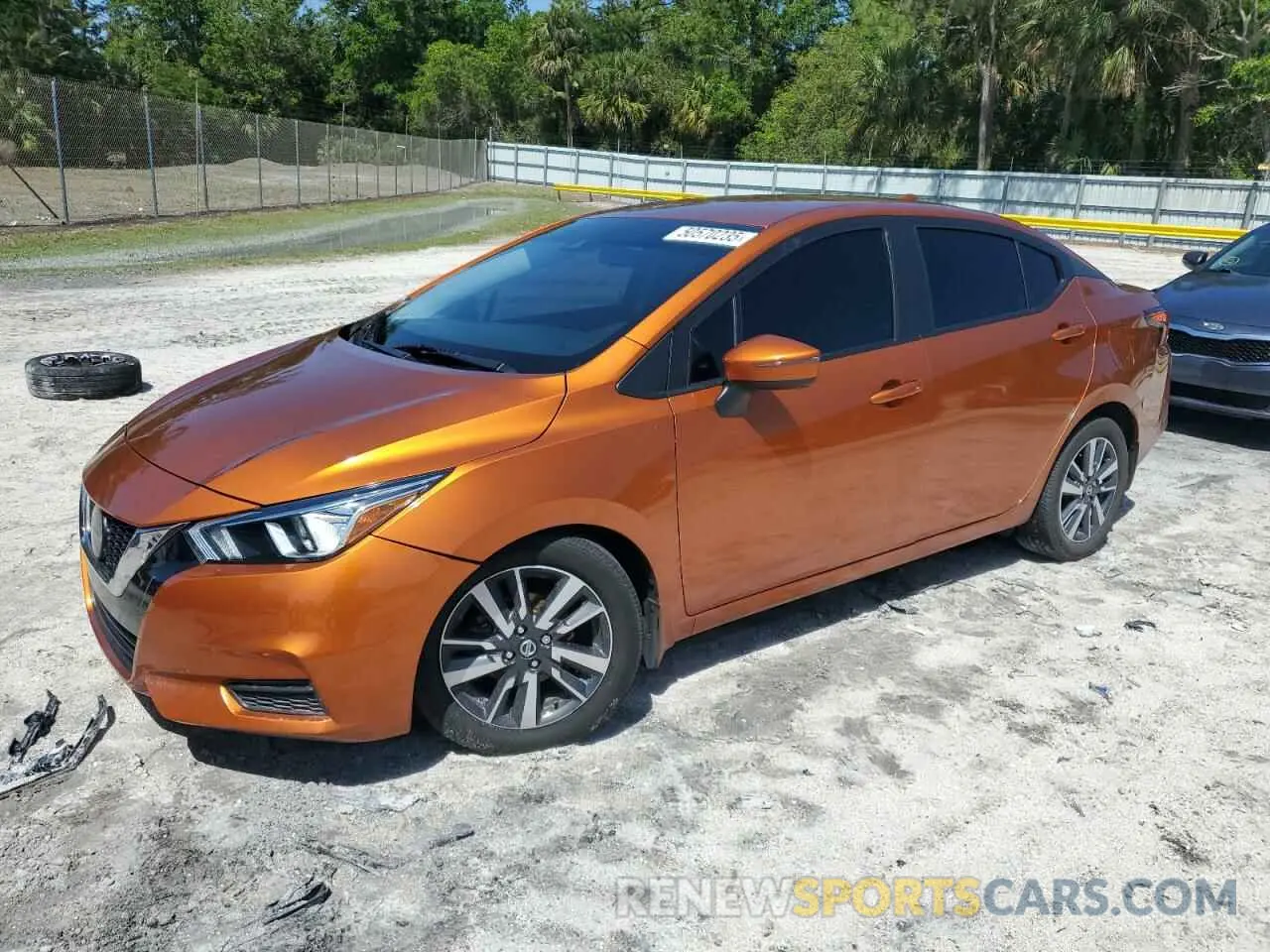 1 fotografías del automóvil dañado 3N1CN8EV7ML894379 NISSAN VERSA 2021