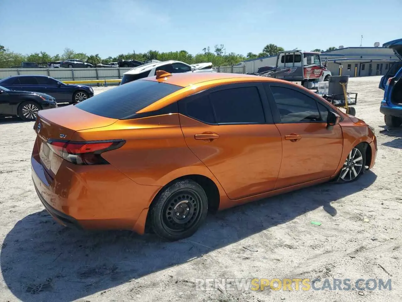 3 fotografías del automóvil dañado 3N1CN8EV7ML894379 NISSAN VERSA 2021