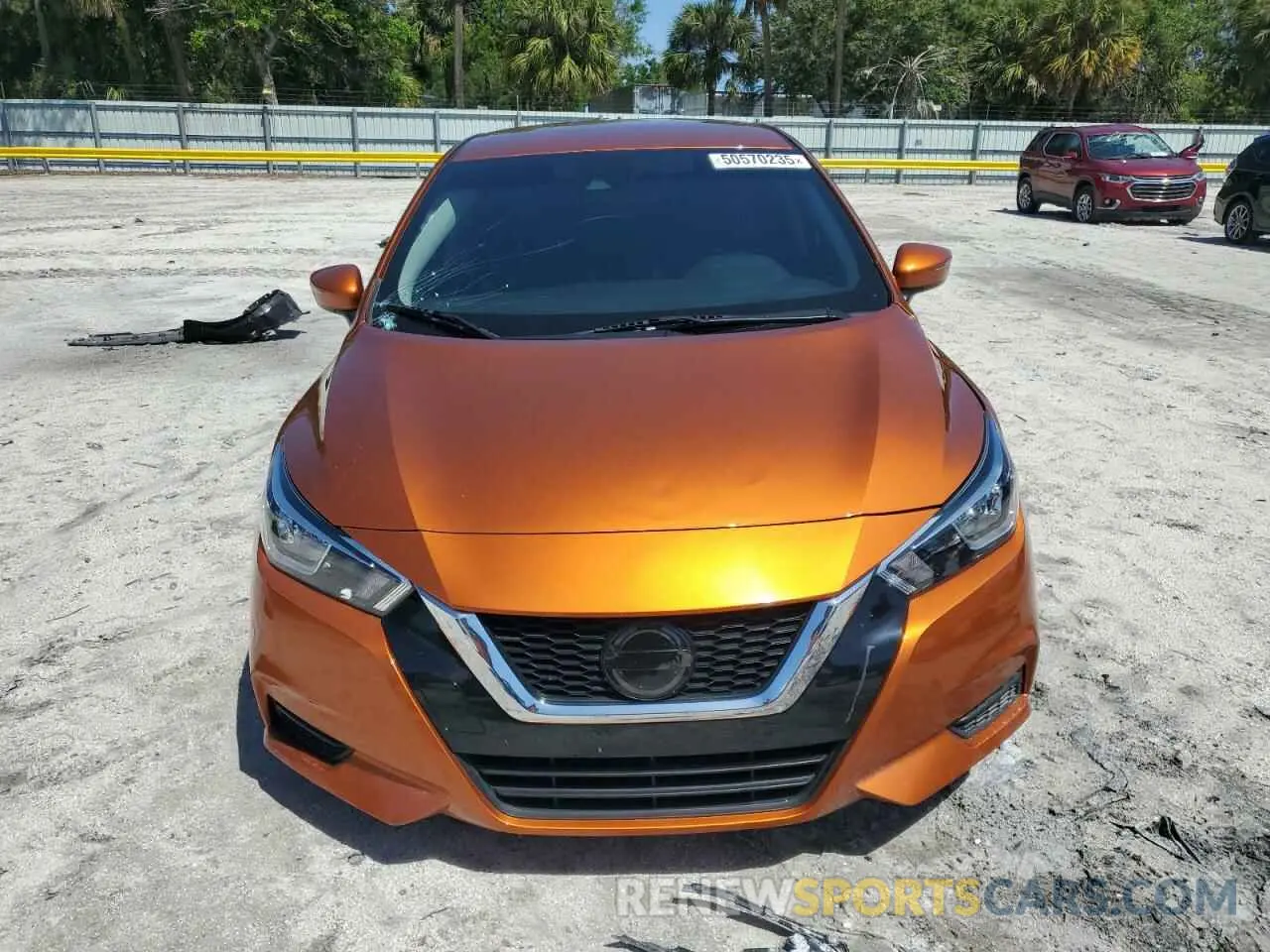 5 fotografías del automóvil dañado 3N1CN8EV7ML894379 NISSAN VERSA 2021