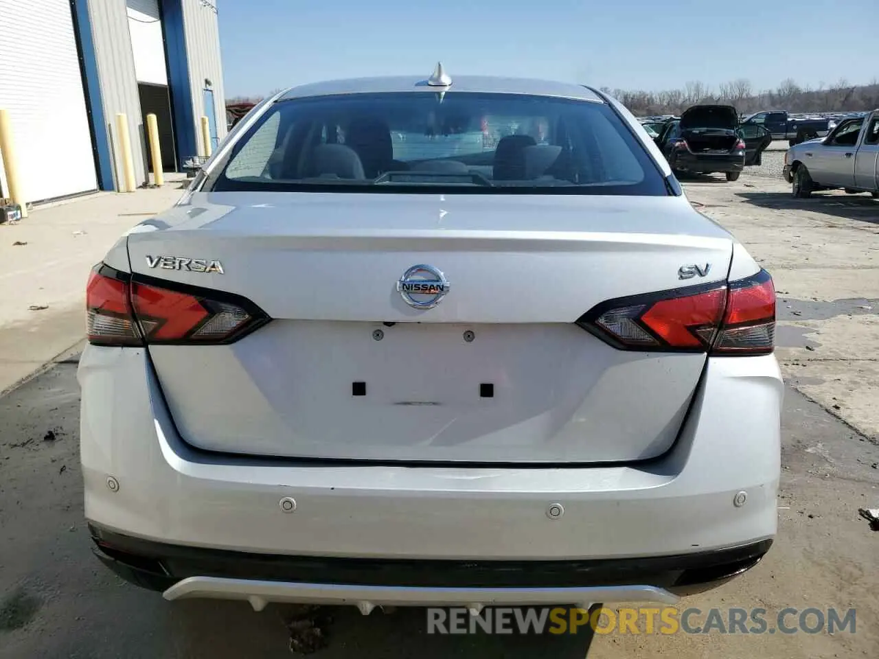 6 fotografías del automóvil dañado 3N1CN8EV7ML895080 NISSAN VERSA 2021