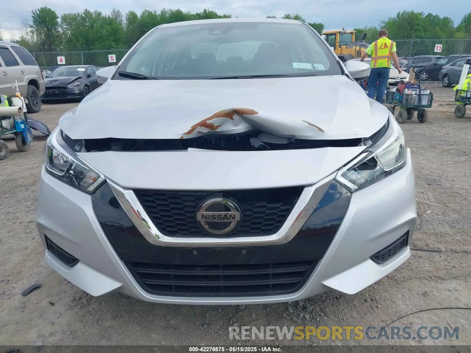 12 fotografías del automóvil dañado 3N1CN8EV8ML826396 NISSAN VERSA 2021