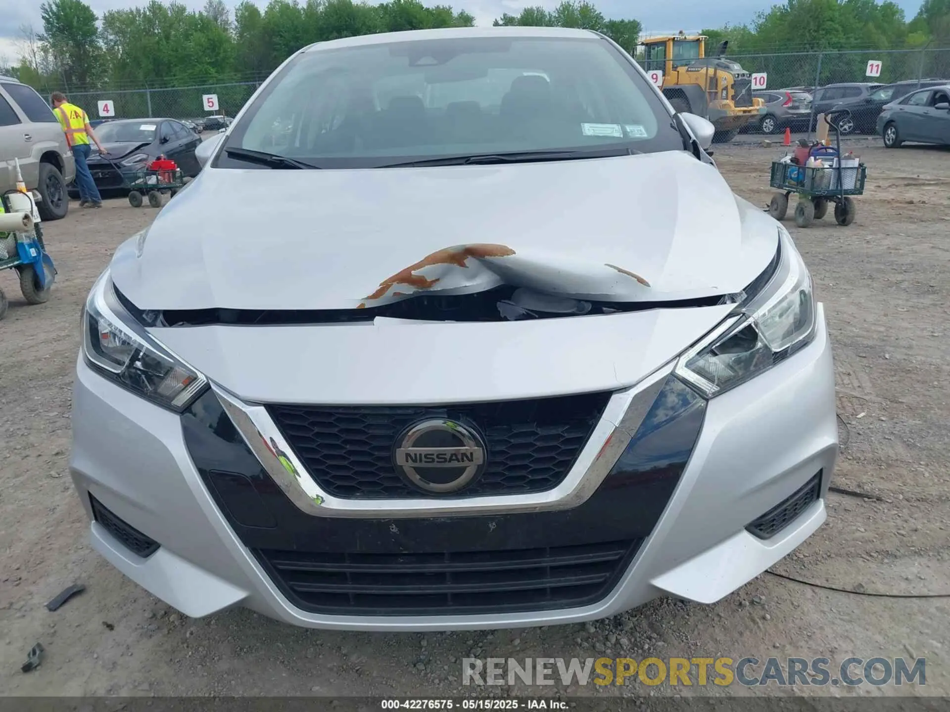6 fotografías del automóvil dañado 3N1CN8EV8ML826396 NISSAN VERSA 2021