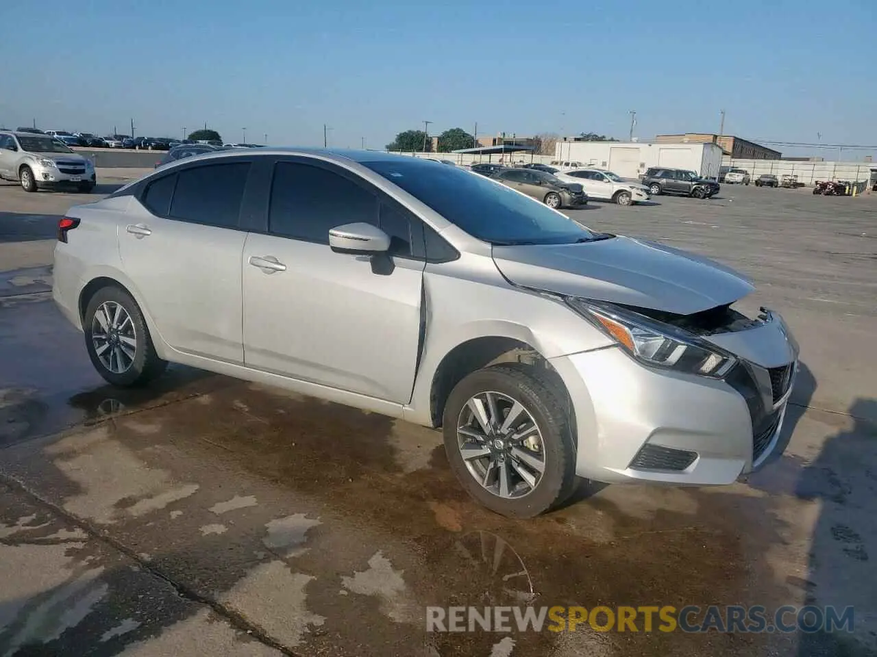 4 fotografías del automóvil dañado 3N1CN8EV8ML827953 NISSAN VERSA 2021