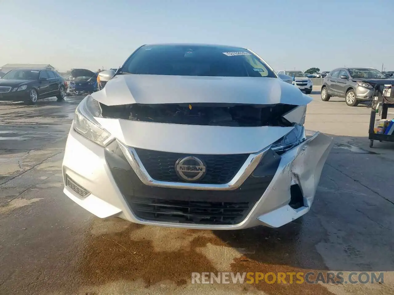 5 fotografías del automóvil dañado 3N1CN8EV8ML827953 NISSAN VERSA 2021