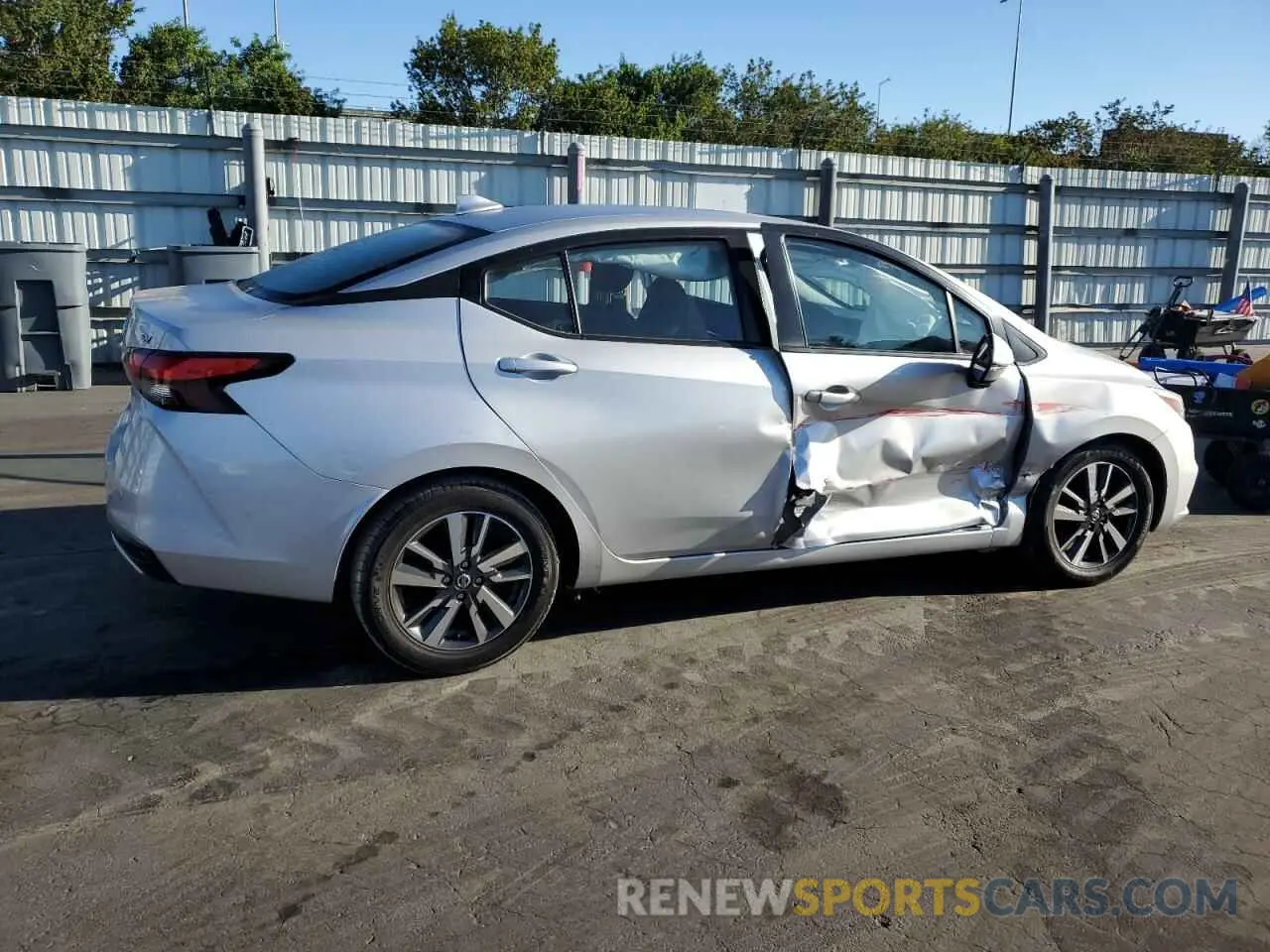 3 fotografías del automóvil dañado 3N1CN8EV8ML835227 NISSAN VERSA 2021