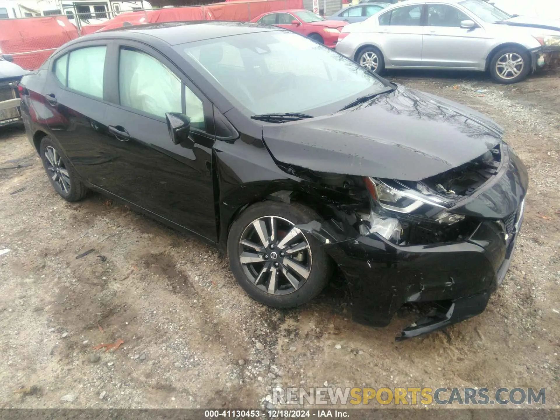 1 fotografías del automóvil dañado 3N1CN8EV8ML843991 NISSAN VERSA 2021