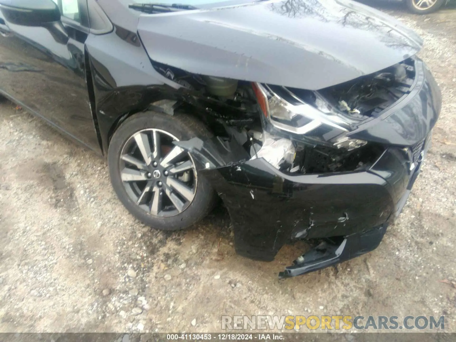 6 fotografías del automóvil dañado 3N1CN8EV8ML843991 NISSAN VERSA 2021