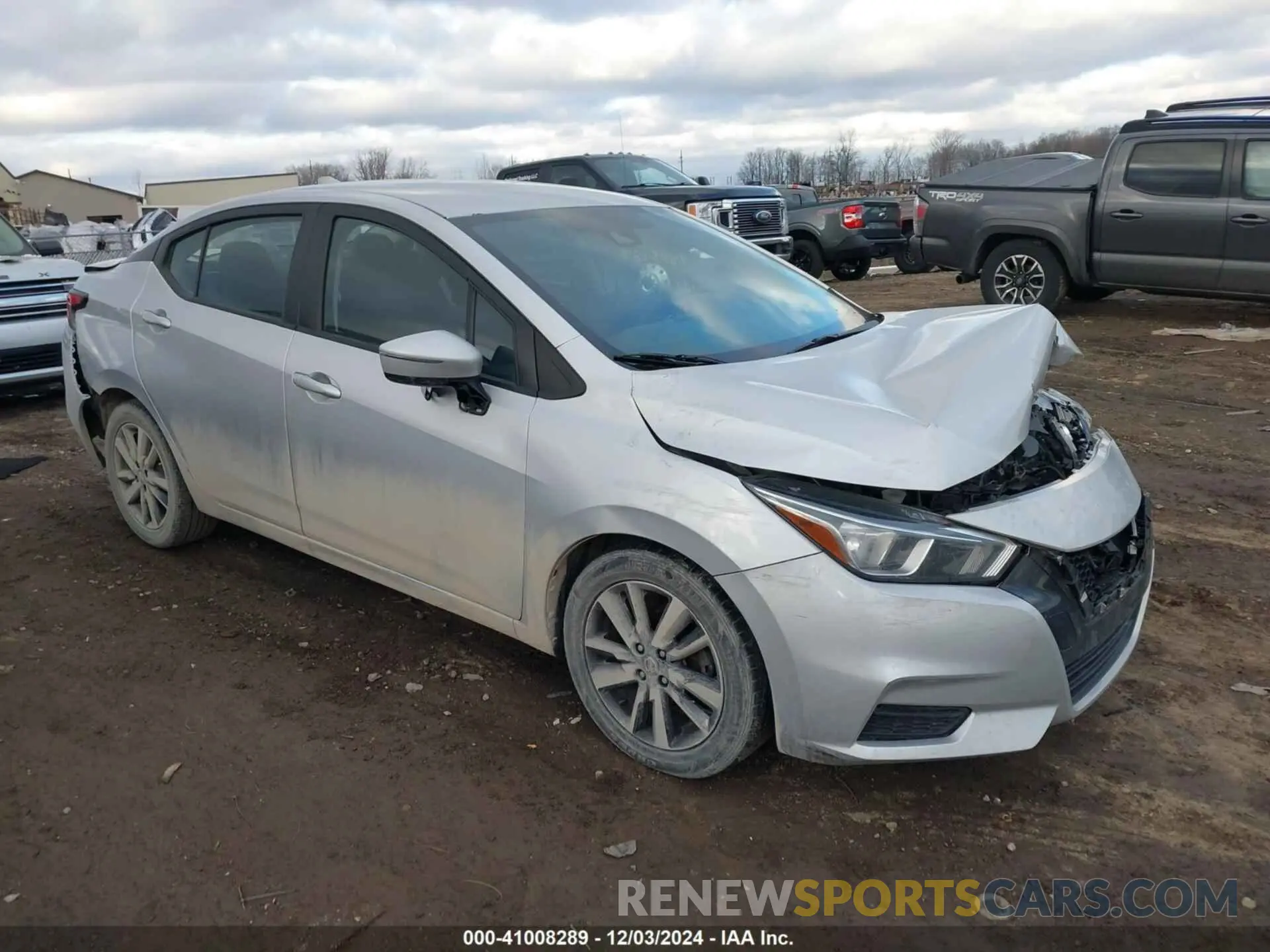 1 fotografías del automóvil dañado 3N1CN8EV8ML844199 NISSAN VERSA 2021