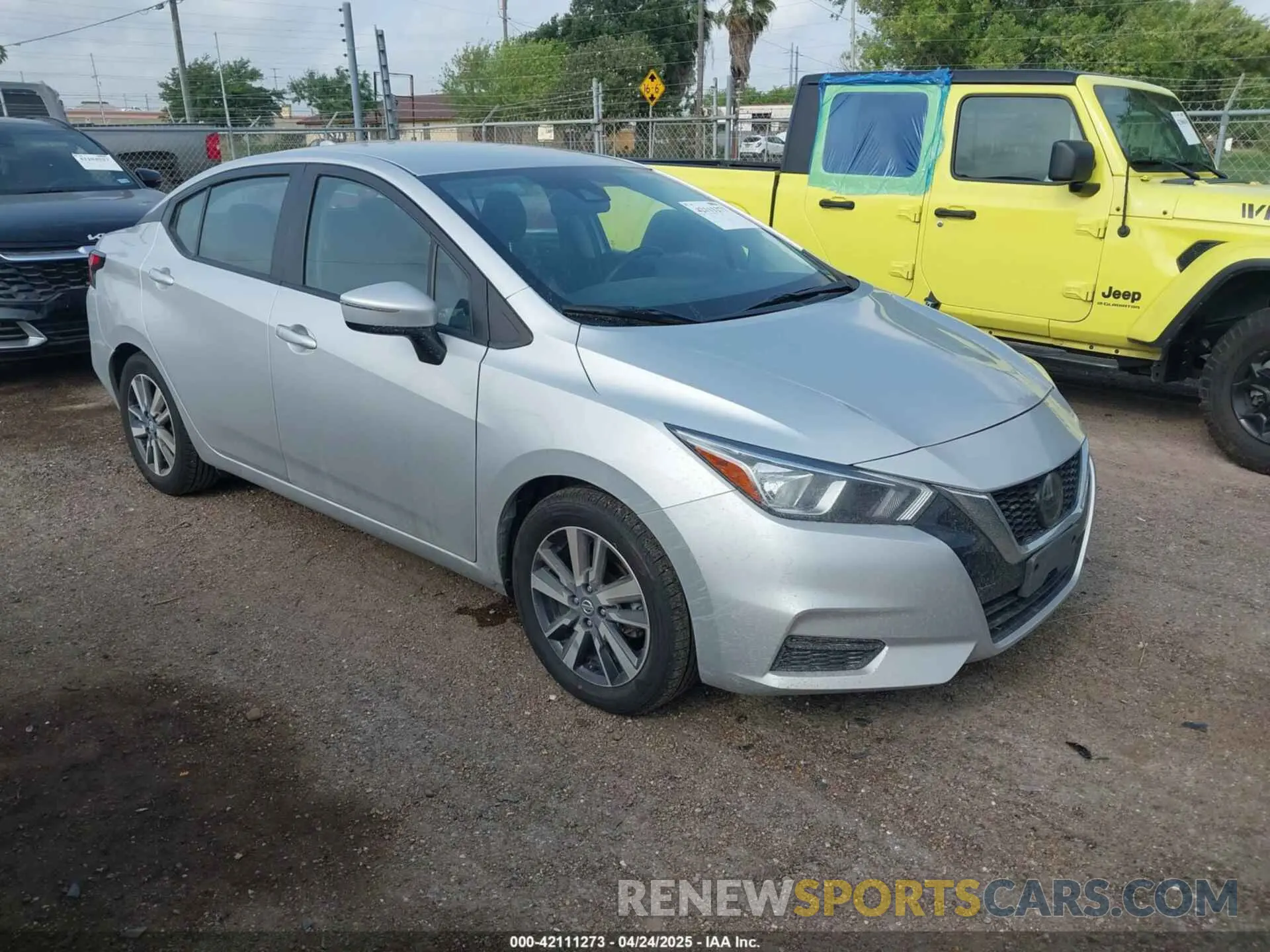 1 fotografías del automóvil dañado 3N1CN8EV8ML853517 NISSAN VERSA 2021
