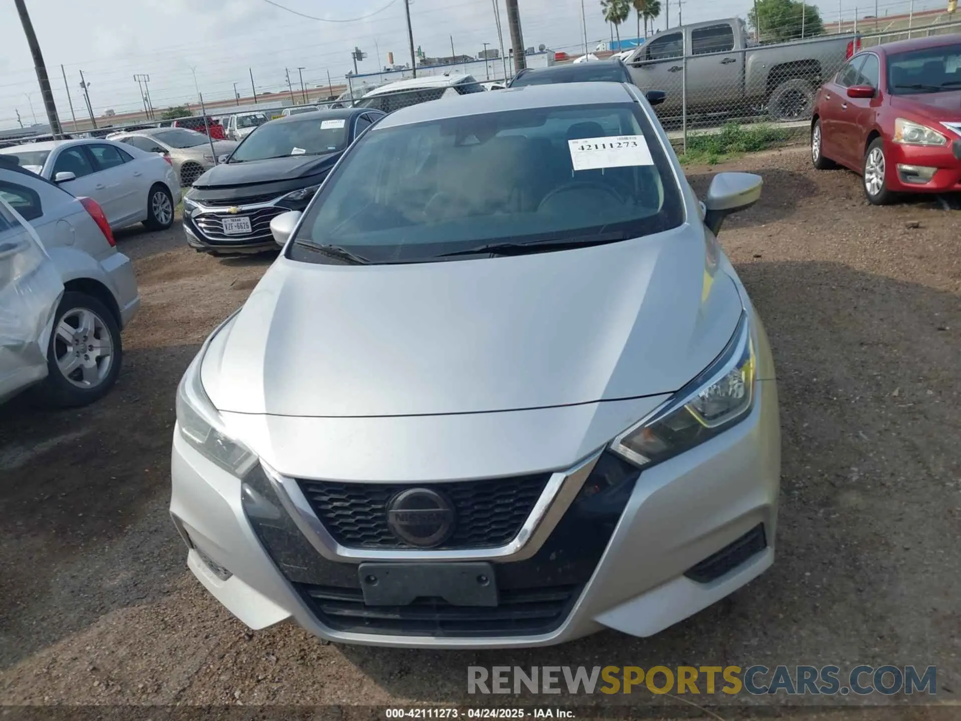 12 fotografías del automóvil dañado 3N1CN8EV8ML853517 NISSAN VERSA 2021