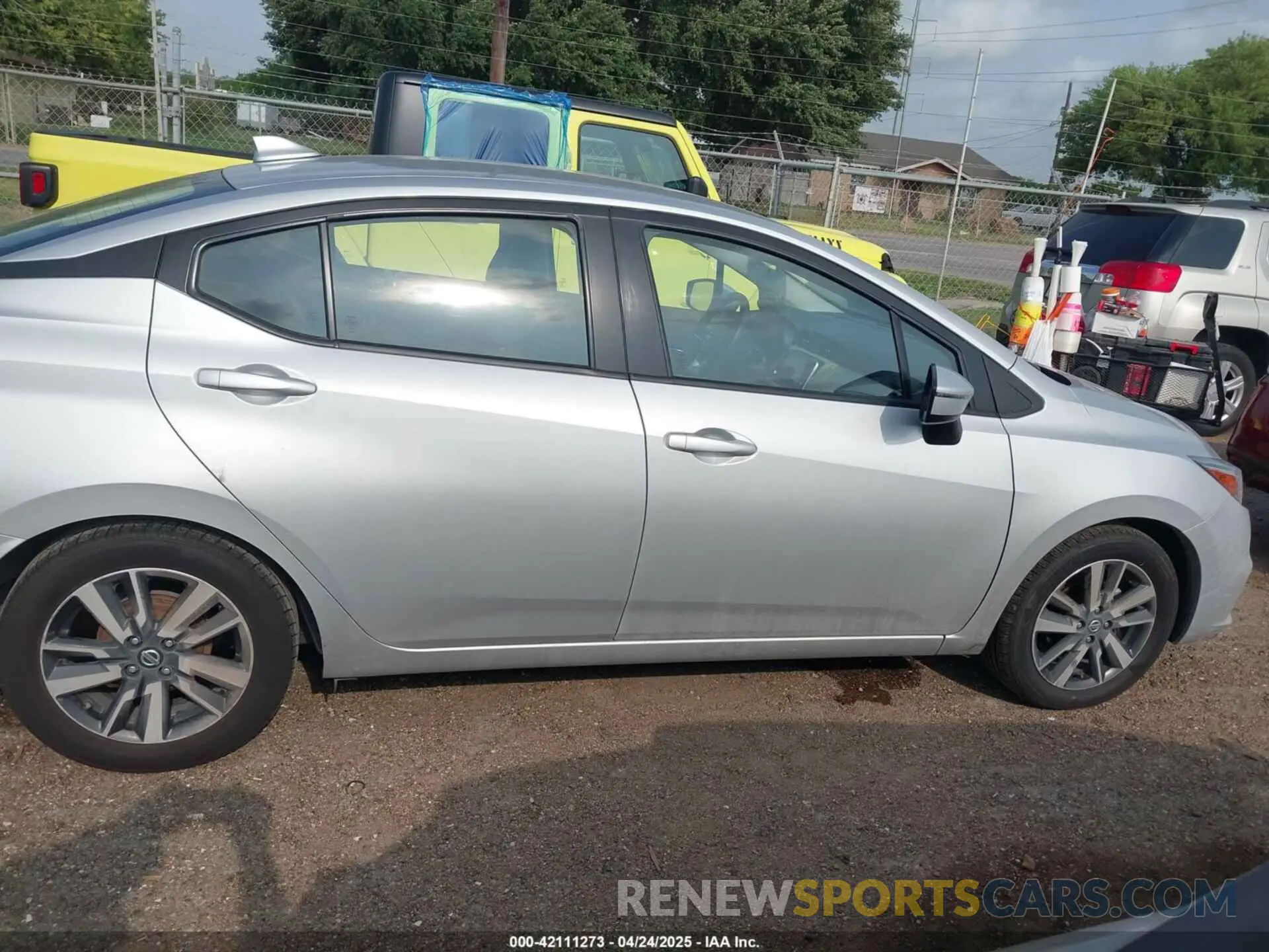 13 fotografías del automóvil dañado 3N1CN8EV8ML853517 NISSAN VERSA 2021