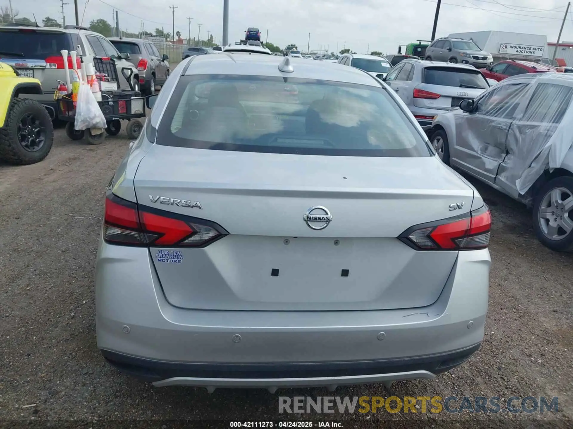 16 fotografías del automóvil dañado 3N1CN8EV8ML853517 NISSAN VERSA 2021