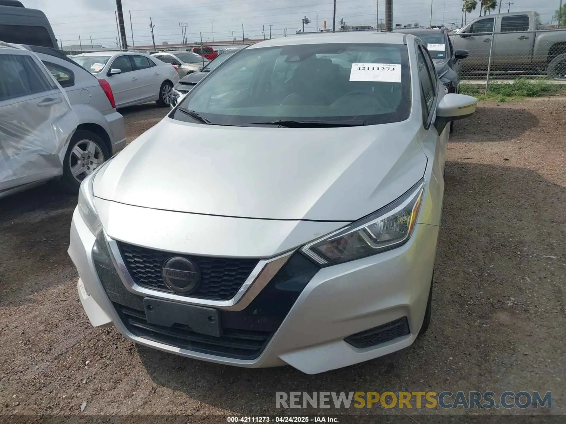 6 fotografías del automóvil dañado 3N1CN8EV8ML853517 NISSAN VERSA 2021