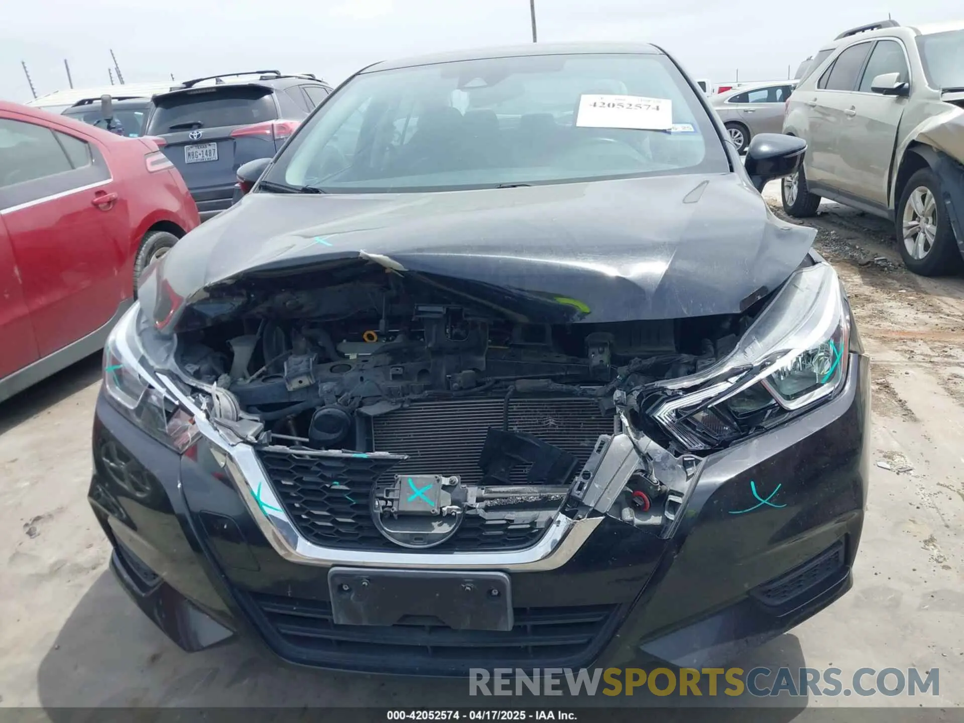13 fotografías del automóvil dañado 3N1CN8EV8ML861214 NISSAN VERSA 2021