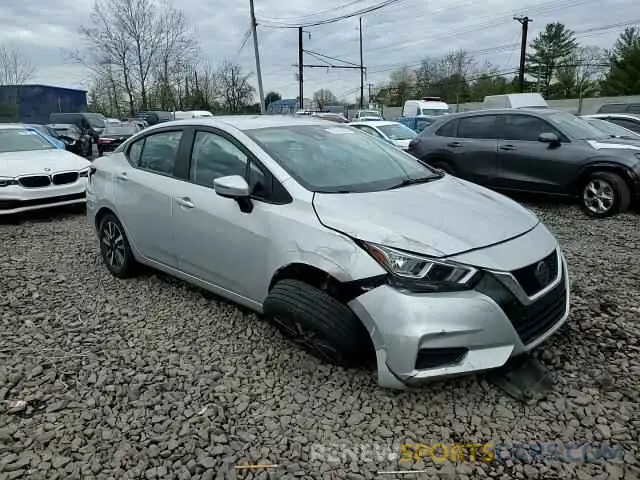 11 fotografías del automóvil dañado 3N1CN8EV8ML863982 NISSAN VERSA 2021