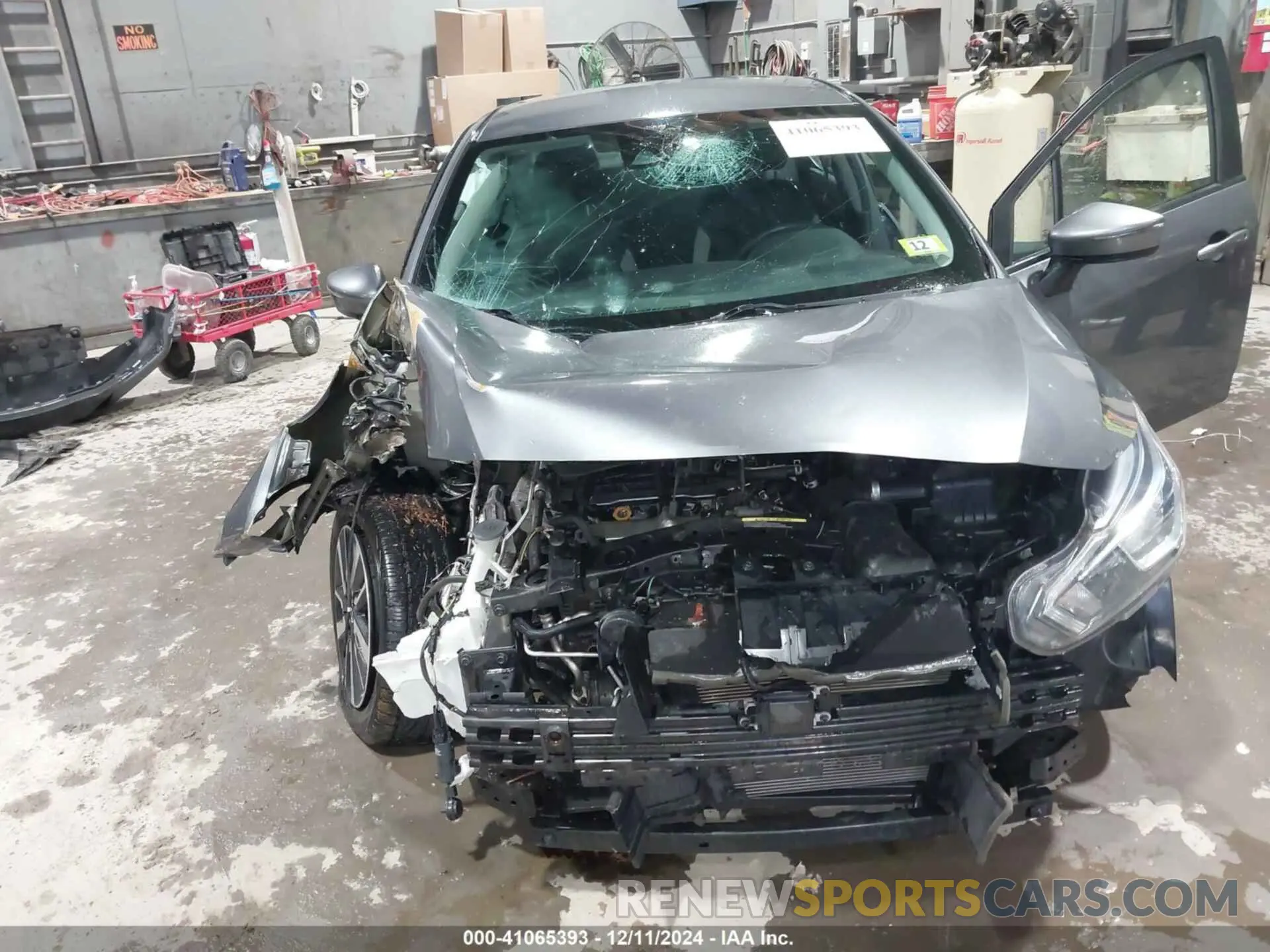 6 fotografías del automóvil dañado 3N1CN8EV8ML875727 NISSAN VERSA 2021