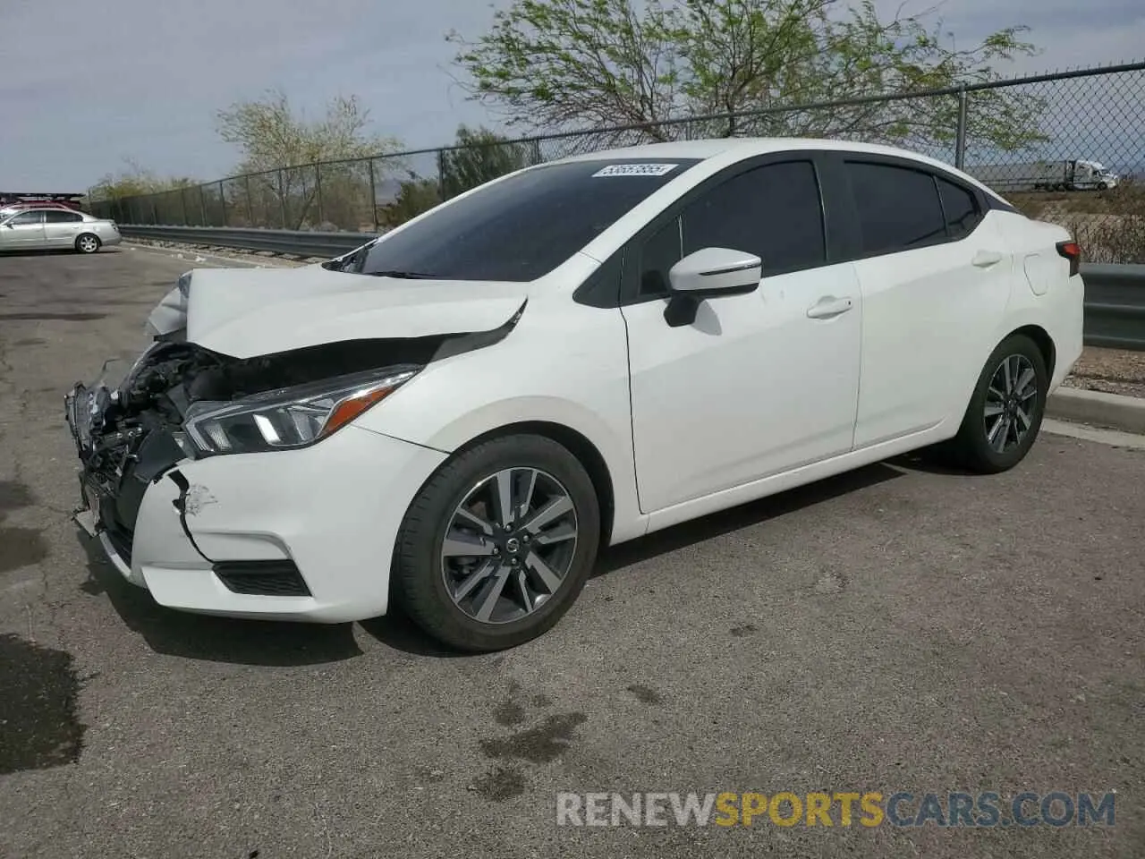 1 fotografías del automóvil dañado 3N1CN8EV8ML882340 NISSAN VERSA 2021