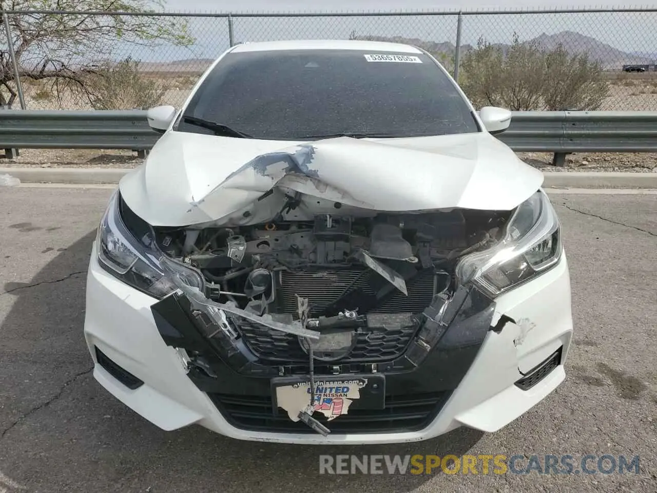 5 fotografías del automóvil dañado 3N1CN8EV8ML882340 NISSAN VERSA 2021