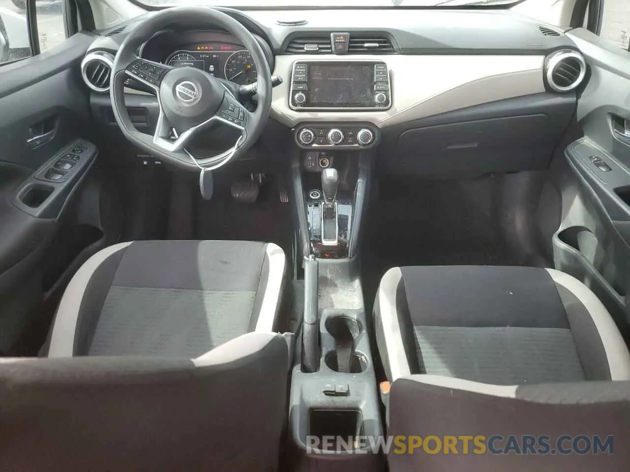 8 fotografías del automóvil dañado 3N1CN8EV8ML882340 NISSAN VERSA 2021