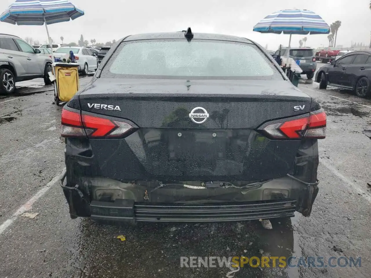 6 fotografías del automóvil dañado 3N1CN8EV9ML826424 NISSAN VERSA 2021