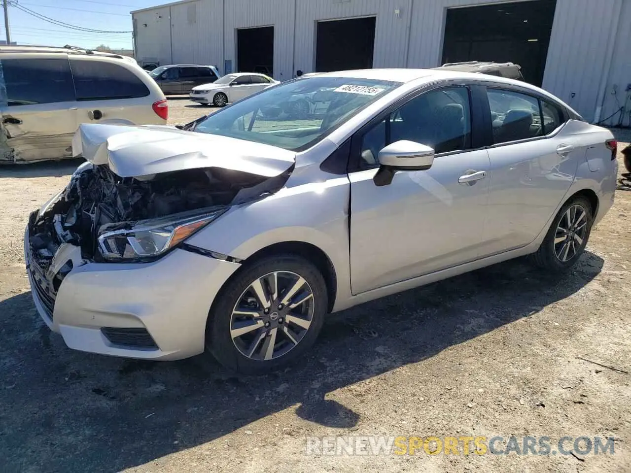 1 fotografías del automóvil dañado 3N1CN8EV9ML841389 NISSAN VERSA 2021