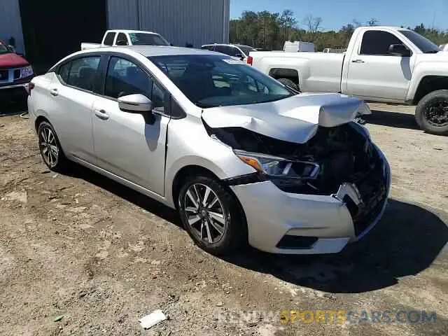 13 fotografías del automóvil dañado 3N1CN8EV9ML841389 NISSAN VERSA 2021