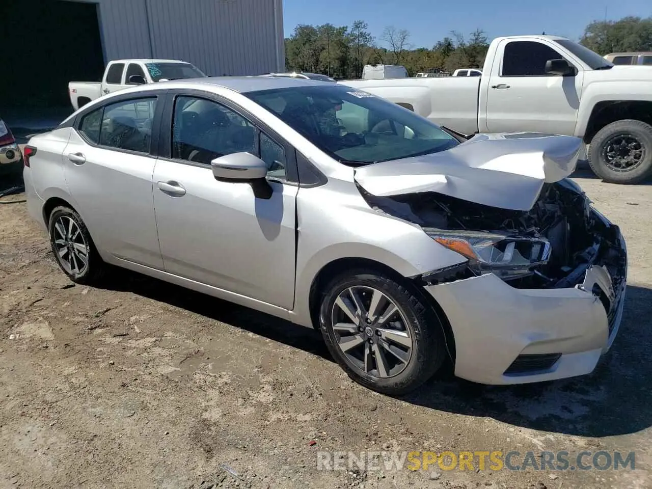 4 fotografías del automóvil dañado 3N1CN8EV9ML841389 NISSAN VERSA 2021