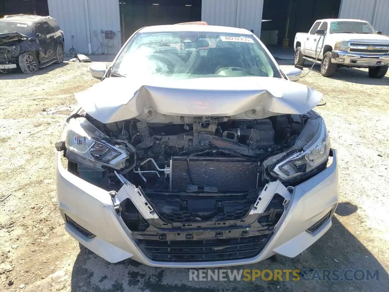 5 fotografías del automóvil dañado 3N1CN8EV9ML841389 NISSAN VERSA 2021