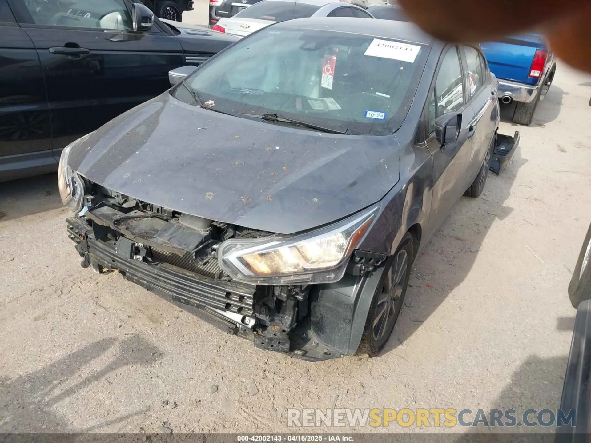 2 fotografías del automóvil dañado 3N1CN8EV9ML852568 NISSAN VERSA 2021