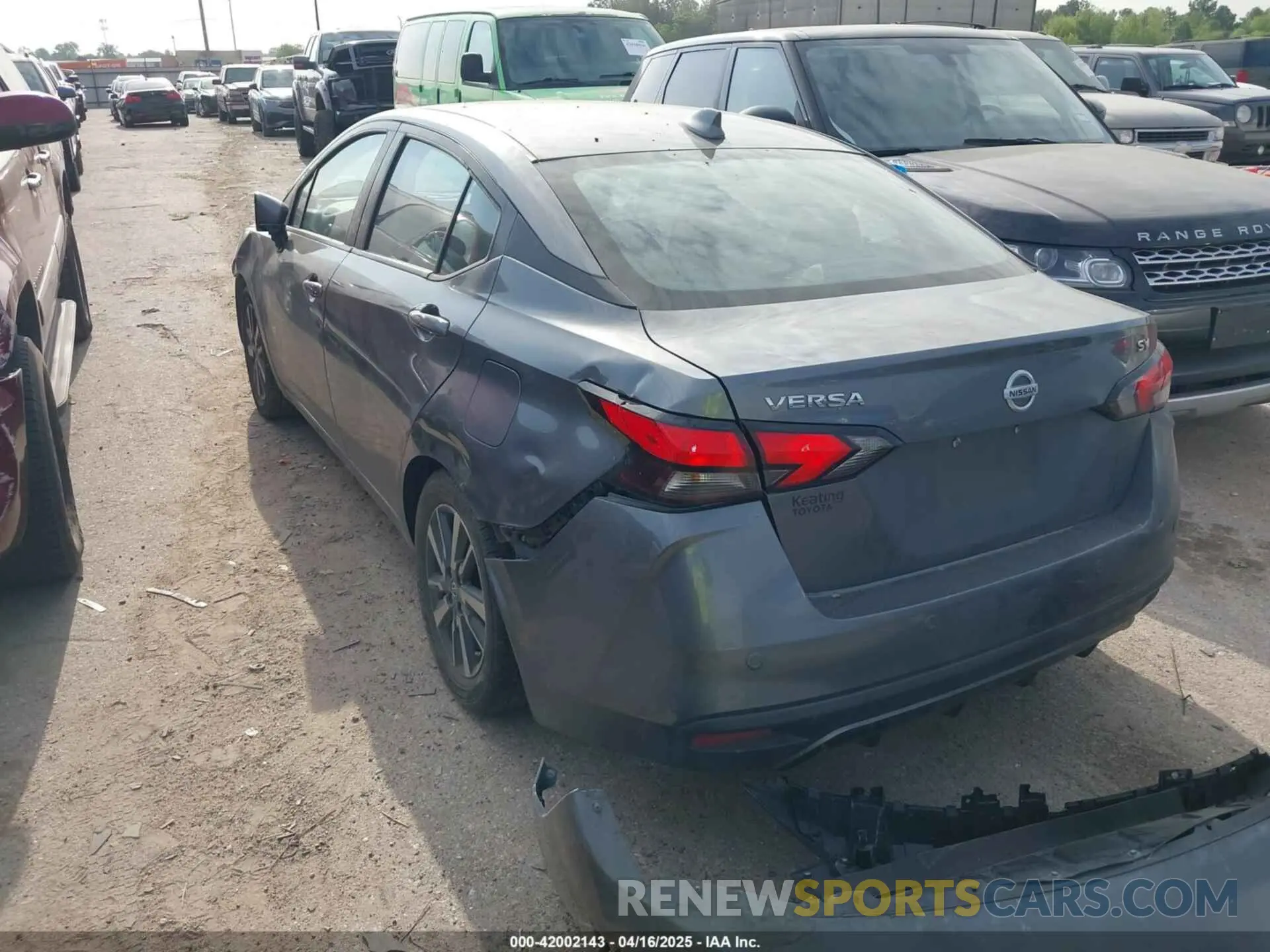 3 fotografías del automóvil dañado 3N1CN8EV9ML852568 NISSAN VERSA 2021