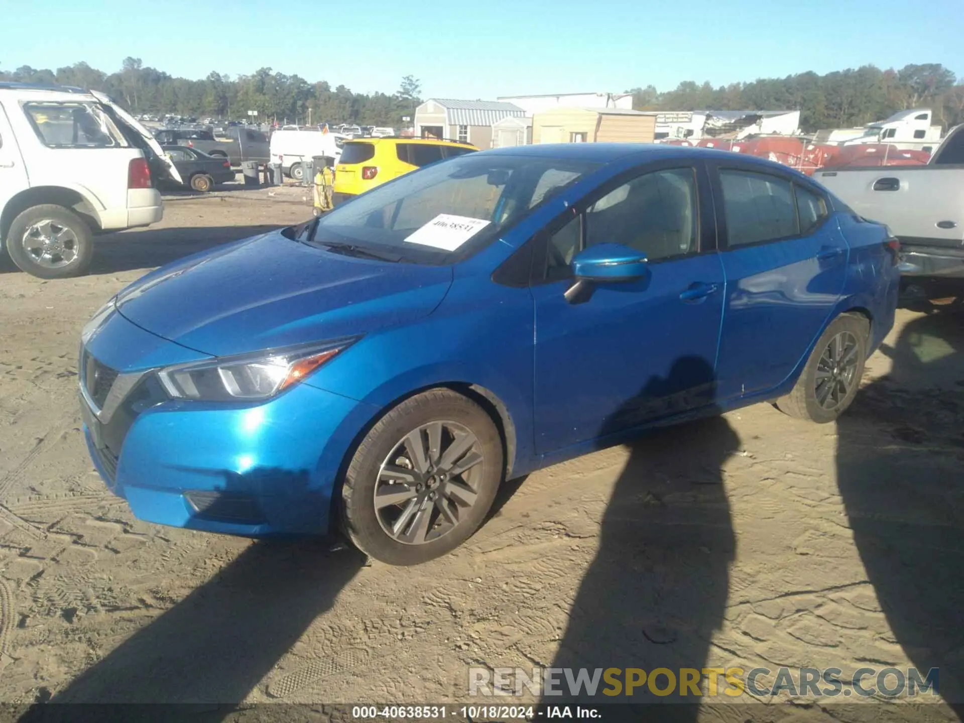 2 fotografías del automóvil dañado 3N1CN8EV9ML862484 NISSAN VERSA 2021