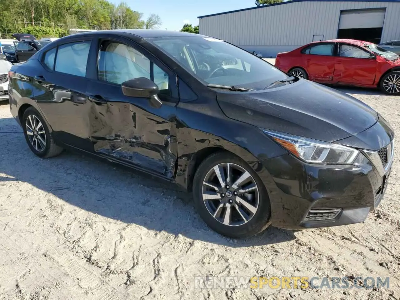 4 fotografías del automóvil dañado 3N1CN8EV9ML873386 NISSAN VERSA 2021