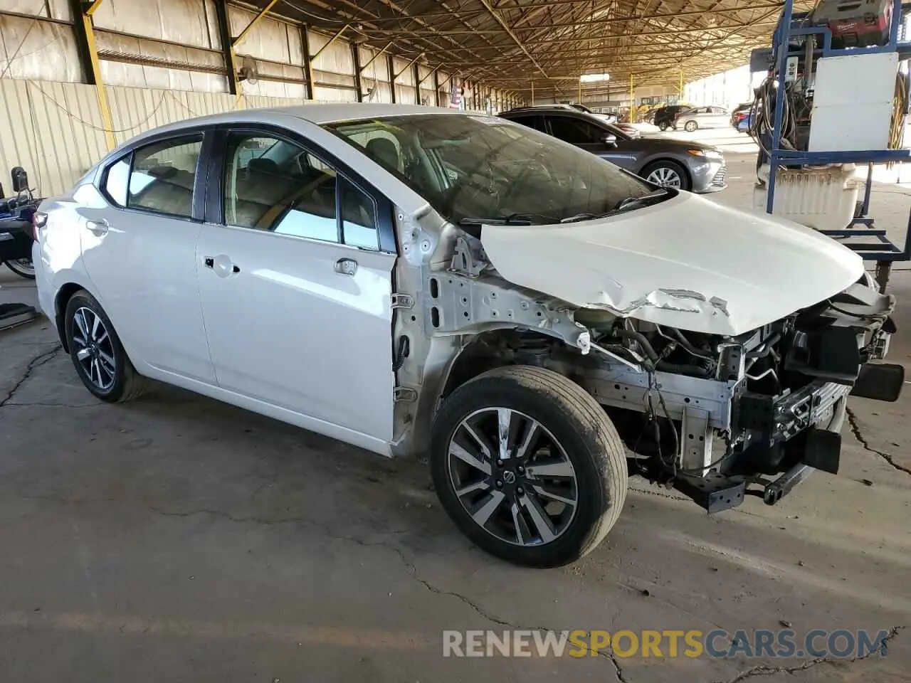 4 fotografías del automóvil dañado 3N1CN8EV9ML878152 NISSAN VERSA 2021