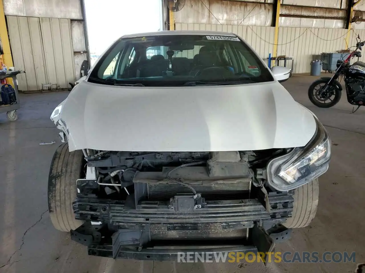 5 fotografías del automóvil dañado 3N1CN8EV9ML878152 NISSAN VERSA 2021
