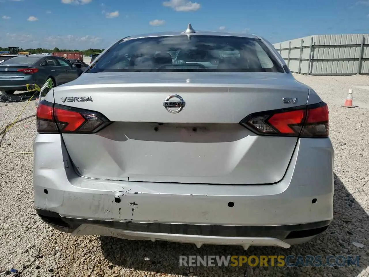 6 fotografías del automóvil dañado 3N1CN8EV9ML879978 NISSAN VERSA 2021