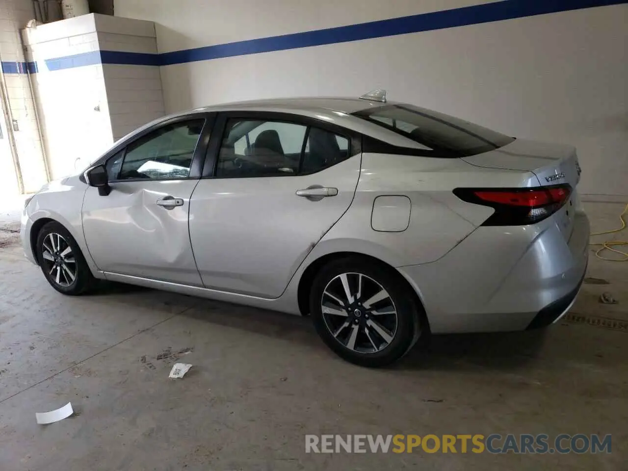 2 fotografías del automóvil dañado 3N1CN8EV9ML880161 NISSAN VERSA 2021