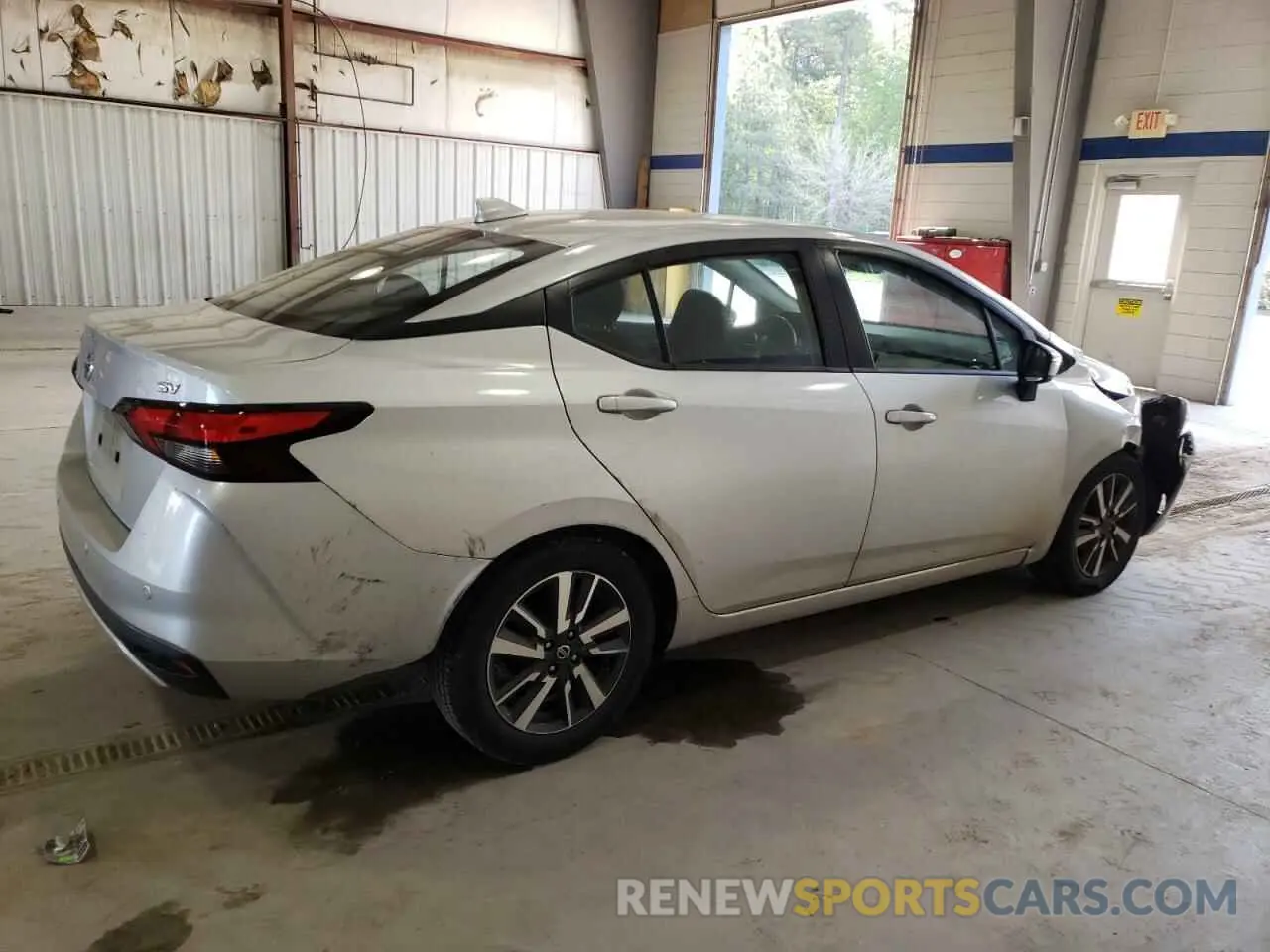 3 fotografías del automóvil dañado 3N1CN8EV9ML880161 NISSAN VERSA 2021