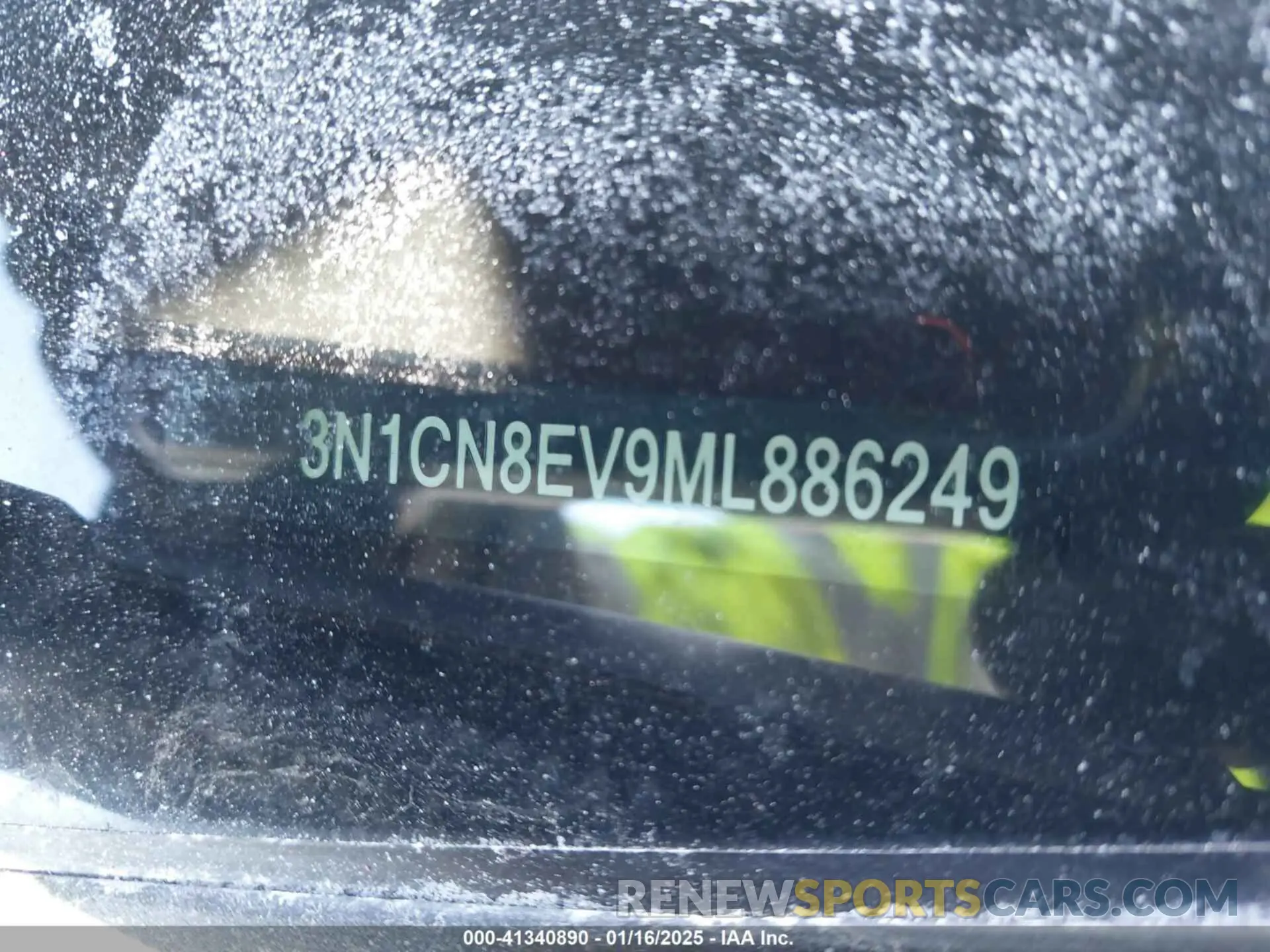 9 fotografías del automóvil dañado 3N1CN8EV9ML886249 NISSAN VERSA 2021