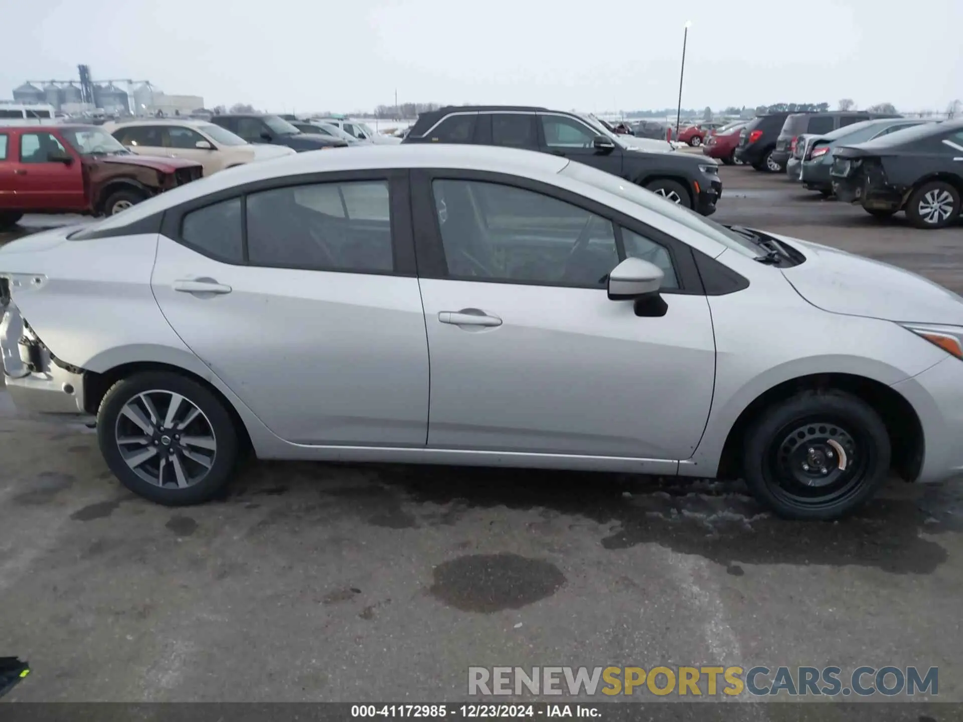 14 fotografías del automóvil dañado 3N1CN8EV9ML893847 NISSAN VERSA 2021