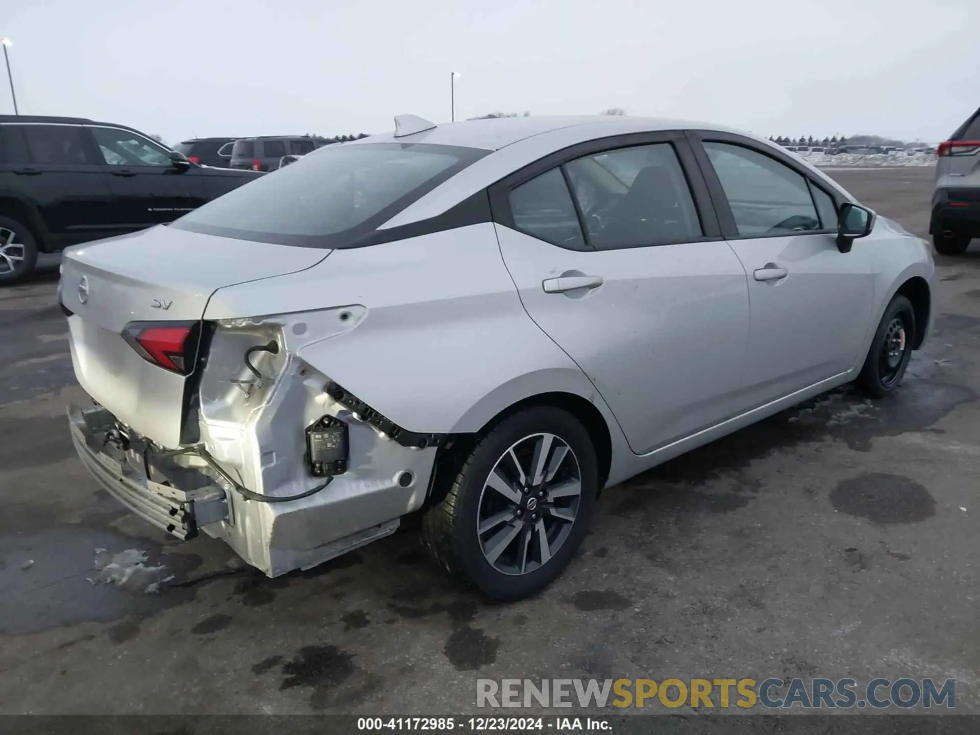 4 fotografías del automóvil dañado 3N1CN8EV9ML893847 NISSAN VERSA 2021