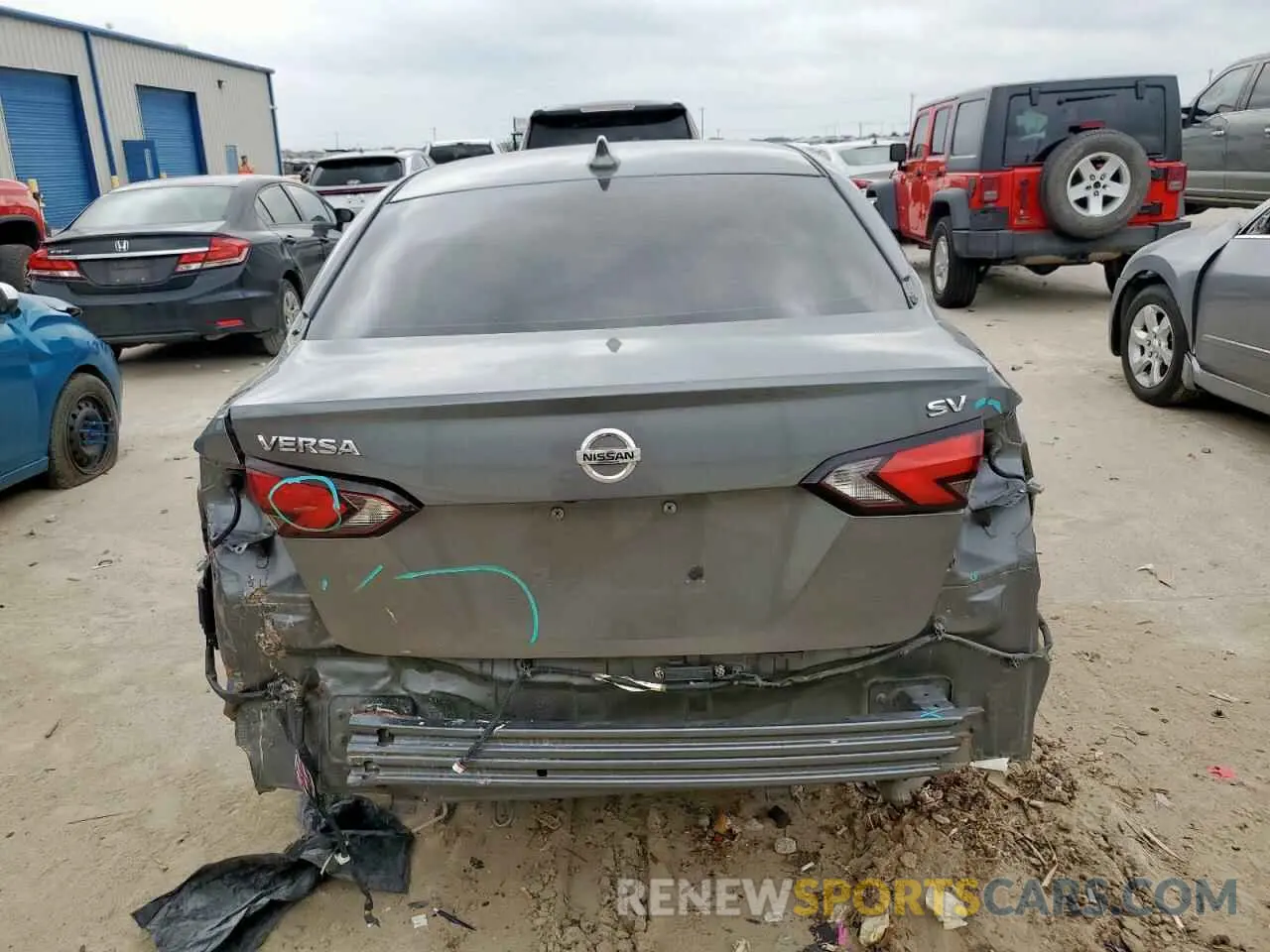 6 fotografías del automóvil dañado 3N1CN8EVXML841207 NISSAN VERSA 2021