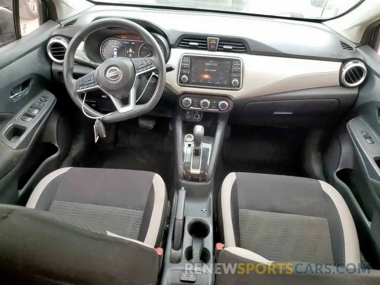 8 fotografías del automóvil dañado 3N1CN8EVXML841207 NISSAN VERSA 2021