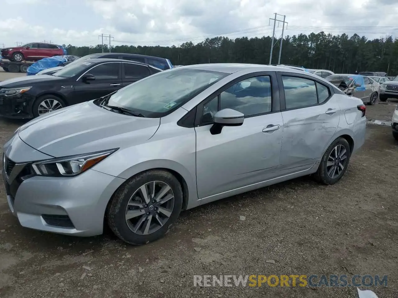 1 fotografías del automóvil dañado 3N1CN8EVXML847475 NISSAN VERSA 2021