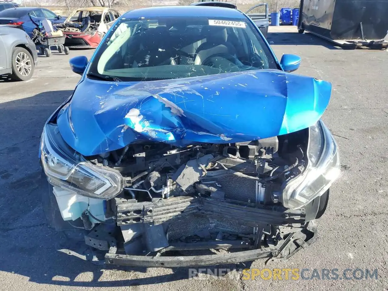 5 fotografías del automóvil dañado 3N1CN8EVXML853891 NISSAN VERSA 2021
