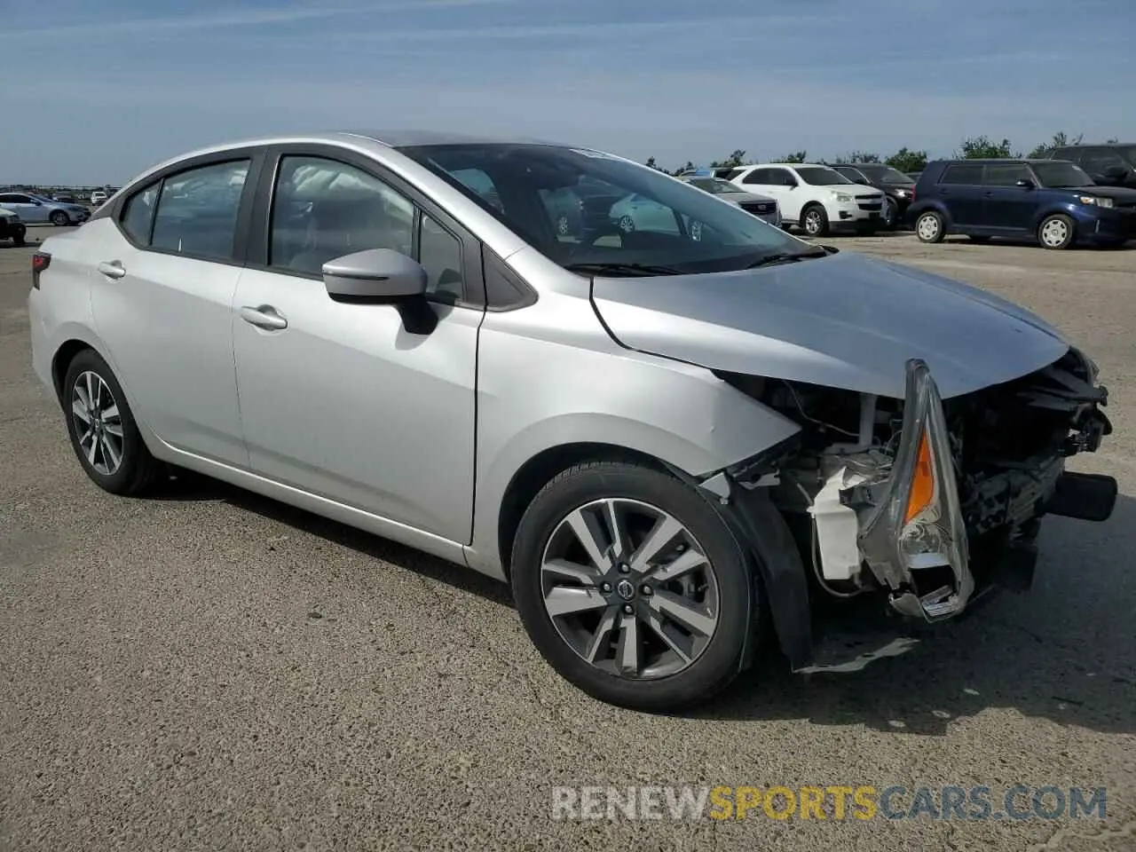 4 fotografías del automóvil dañado 3N1CN8EVXML885871 NISSAN VERSA 2021