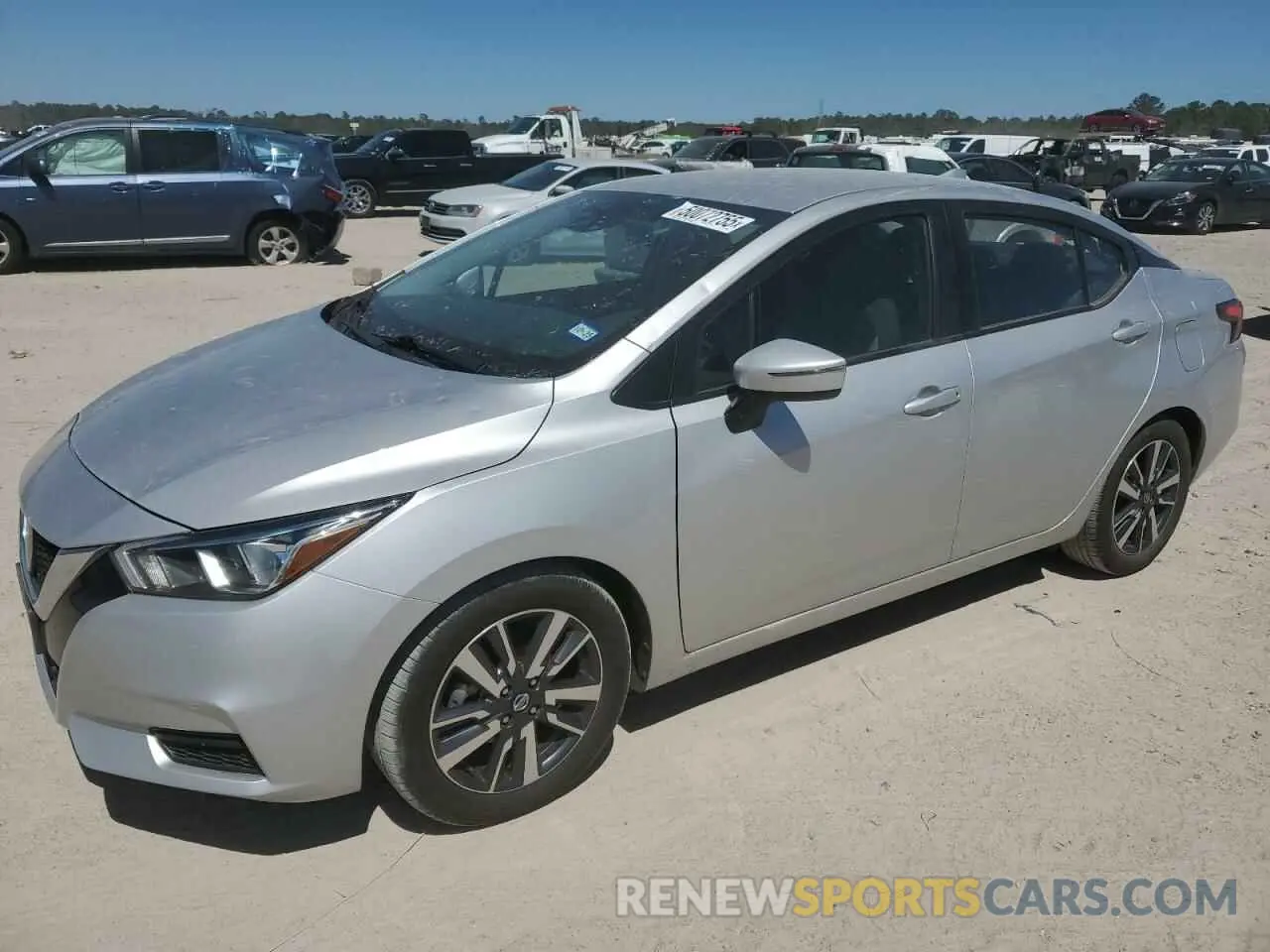 1 fotografías del automóvil dañado 3N1CN8EVXML886566 NISSAN VERSA 2021