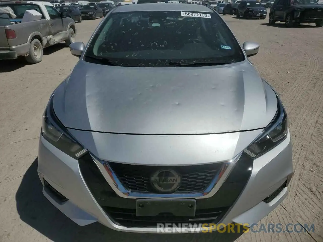5 fotografías del automóvil dañado 3N1CN8EVXML886566 NISSAN VERSA 2021